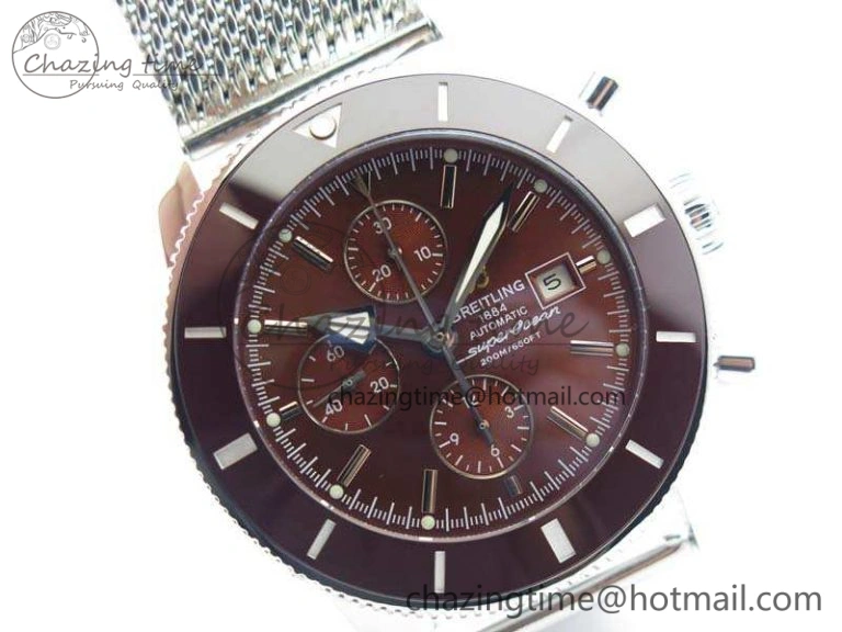 SuperOcean 1884 Heritage SS Brown Dial On Bracelet A Resilient 5683