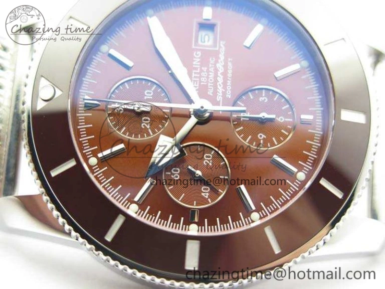SuperOcean 1884 Heritage SS Brown Dial On Bracelet A Resilient 5683