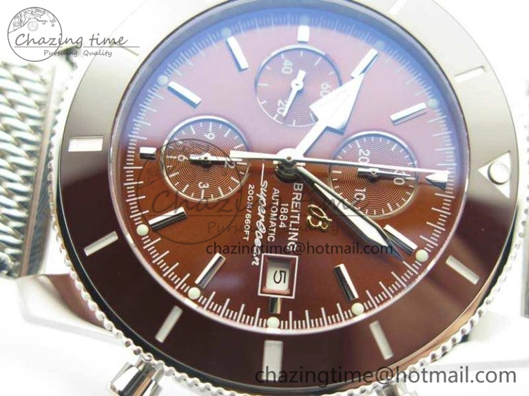 SuperOcean 1884 Heritage SS Brown Dial On Bracelet A Resilient 5683