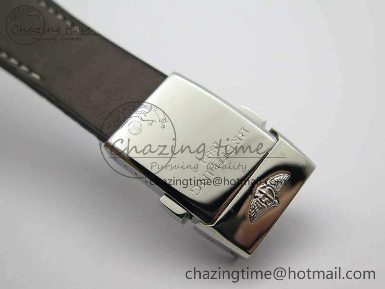 SuperOcean 1884 Heritage SS Brown Dial On Leather Strap A Neat 5686