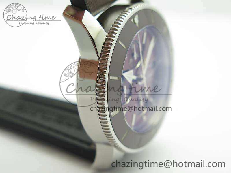 SuperOcean 1884 Heritage SS Brown Dial On Leather Strap A Neat 5686