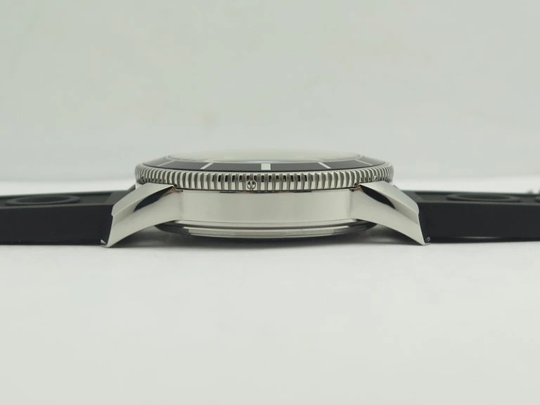 SuperOcean 42mm A17321 SS 1:1 Best Edition Black Dial On Rubber Strap A2824 (Free Rubber Strap) FastDry 5641
