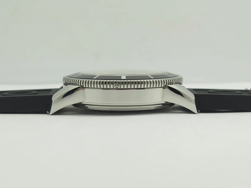 SuperOcean 42mm A17321 SS 1:1 Best Edition Black Dial On Rubber Strap A2824 (Free Rubber Strap) FastDry 5641