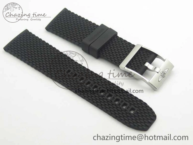 SuperOcean 42mm A17321 SS 1:1 Best Edition Black Dial On Rubber Strap A2824 (Free Rubber Strap) FastDry 5641