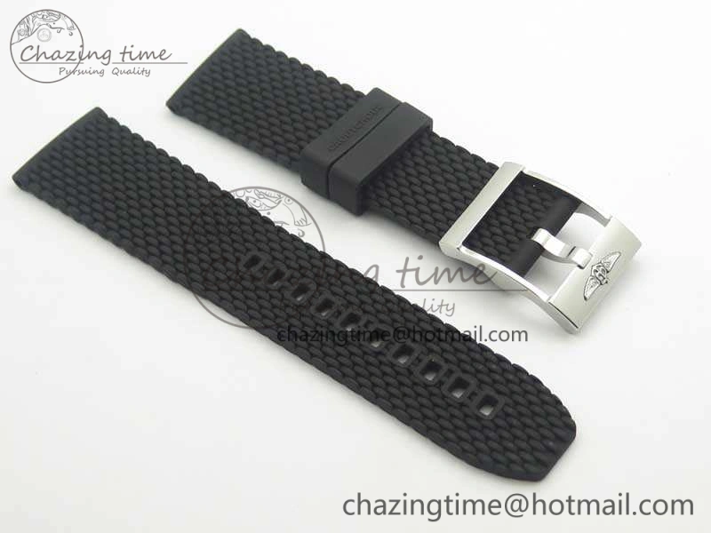 SuperOcean 42mm A17321 SS 1:1 Best Edition Black Dial On Rubber Strap A2824 (Free Rubber Strap) FastDry 5641