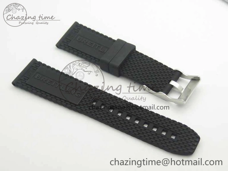 SuperOcean 42mm A17321 SS 1:1 Best Edition Black Dial On Rubber Strap A2824 (Free Rubber Strap) FastDry 5641