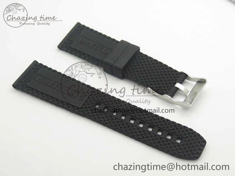 SuperOcean 42mm A17321 SS 1:1 Best Edition Black Dial On Rubber Strap A2824 (Free Rubber Strap) FastDry 5641
