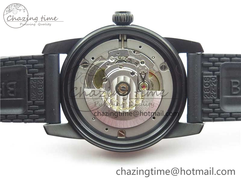 SuperOcean 42mm AB2010 DLC RG B50 1:1 Best Edition Black Dial Black Ceramic Bezel on Black Rubber strap A TechFriendly 5562