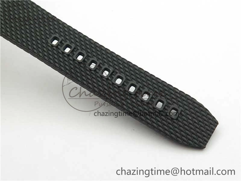 SuperOcean 42mm AB2010 RG B50 1:1 Best Edition Black Dial Black Ceramic Bezel on Black Rubber strap A Tailored 5556
