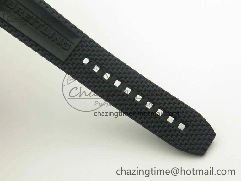 Unique SuperOcean 42mm AB2010 SS GF 1:1 Best Edition White Dial Black Ceramic Bezel On Rubber Strap B 5656