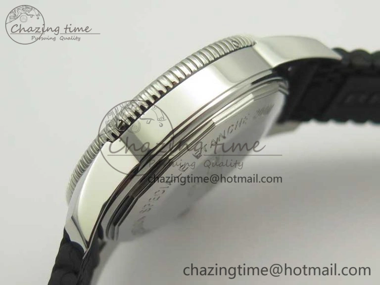 Fashionable SuperOcean 42mm AB2010 SS OMF 1:1 Best Edition Black Dial Black Ceramic Bezel on Black Rubber Strap A 5612