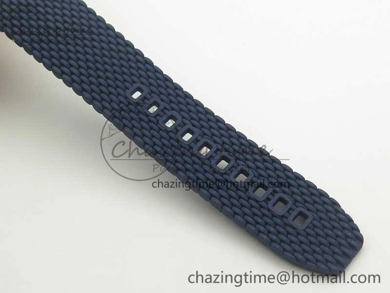 SoftTouch SuperOcean 42mm AB2010 SS OMF 1:1 Best Edition Blue Dial Blue Ceramic Bezel on Blue Rubber Strap A 5613