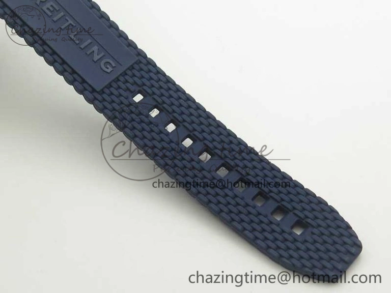 SoftTouch SuperOcean 42mm AB2010 SS OMF 1:1 Best Edition Blue Dial Blue Ceramic Bezel on Blue Rubber Strap A 5613