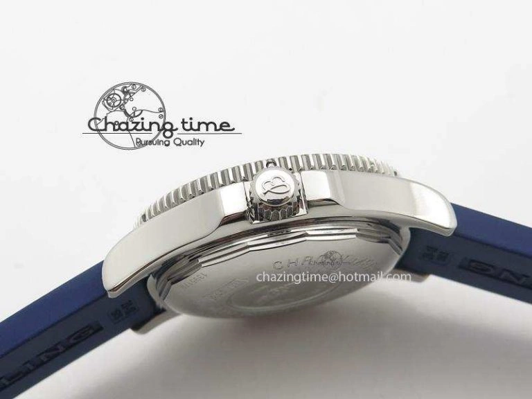 SuperOcean Abyss 42mm Blue Inner Bezel On Blue Rubber Strap A Classic 5792