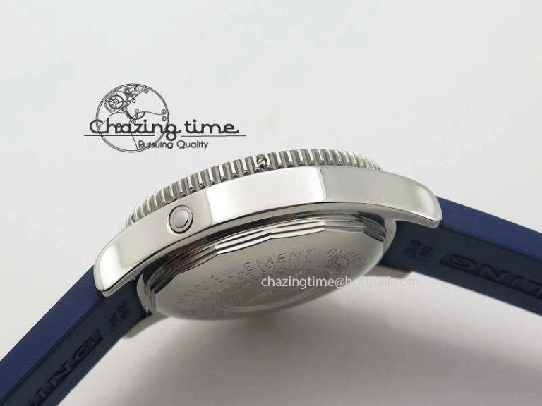 SuperOcean Abyss 42mm Blue Inner Bezel On Blue Rubber Strap A Classic 5792