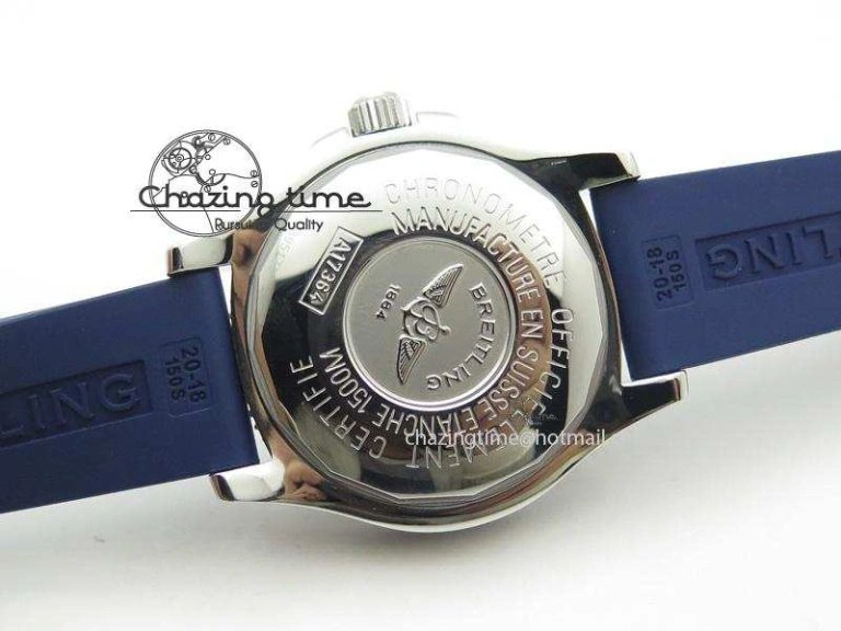 SuperOcean Abyss 42mm Blue Inner Bezel On Blue Rubber Strap A Classic 5792