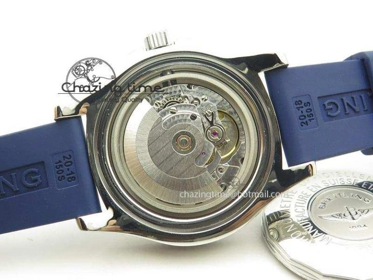 SuperOcean Abyss 42mm Blue Inner Bezel On Blue Rubber Strap A Classic 5792