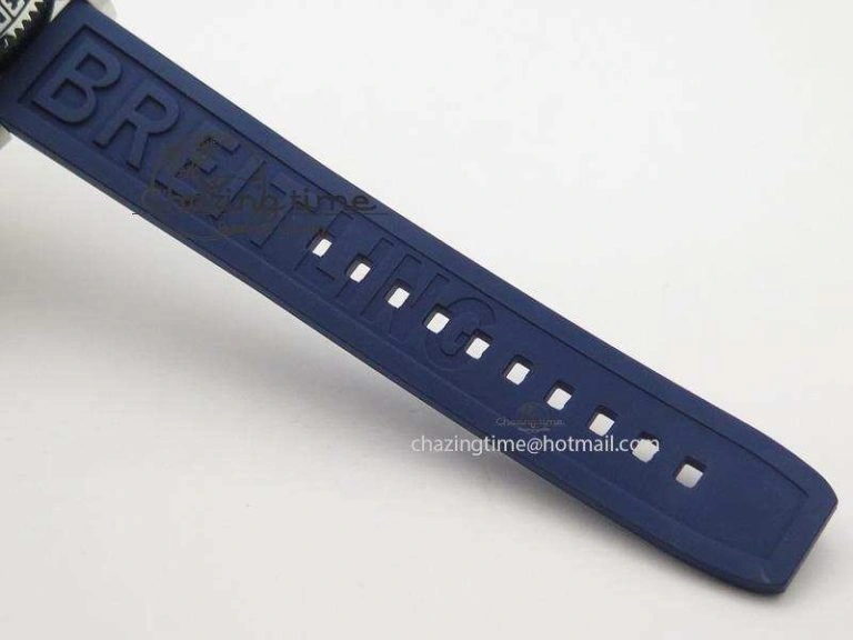 SuperOcean Abyss 42mm Blue Inner Bezel On Blue Rubber Strap A Classic 5792