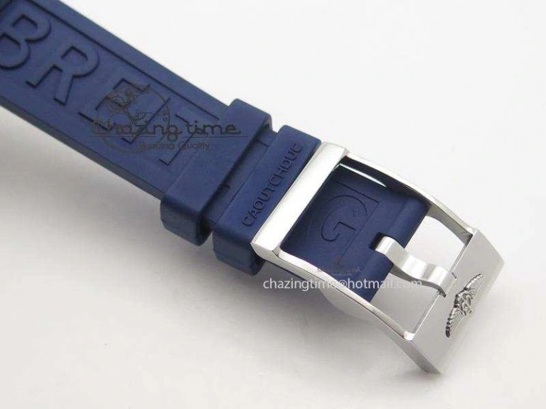 SuperOcean Abyss 42mm Blue Inner Bezel On Blue Rubber Strap A Classic 5792