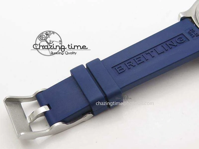 SuperOcean Abyss 42mm Blue Inner Bezel On Blue Rubber Strap A Classic 5792