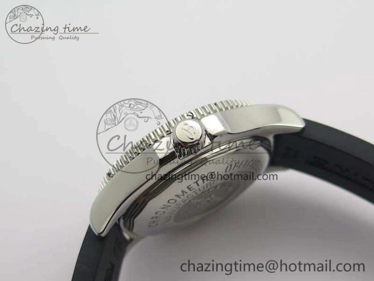 SuperOcean Abyss A17364 42mm 3AF 1:1 Best Edition Black Blue Dial On Rubber Strap A TopPick 5672