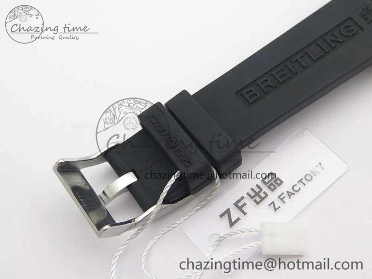 SuperOcean Abyss A17364 42mm ZF 1:1 Best Edition Black Black Dial On Rubber Strap A DailyWear 5670