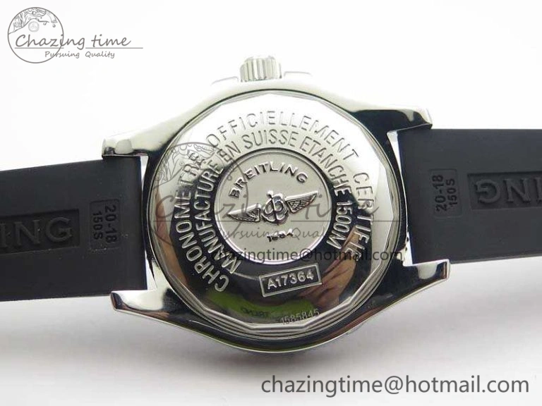 Colorful SuperOcean Abyss A17364 42mm ZF 1:1 Best Edition Black Yellow Dial On Rubber Strap A 5669