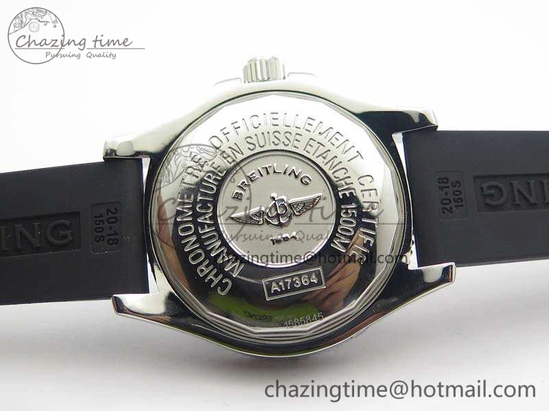 Colorful SuperOcean Abyss A17364 42mm ZF 1:1 Best Edition Black Yellow Dial On Rubber Strap A 5669