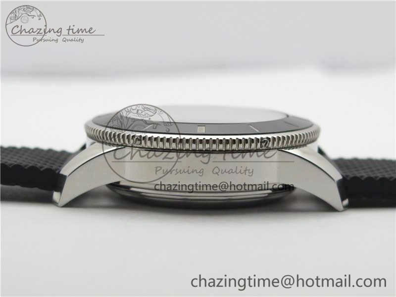 SuperOcean Black Ceramic Bezel B50 Best Edition Green Dial on Black Rubber Strap A Lightweight 5568