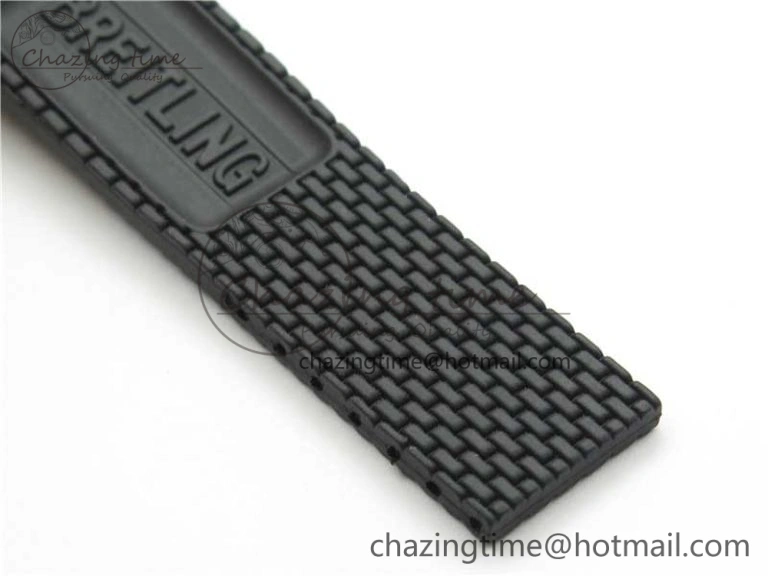 SuperOcean Black Ceramic Bezel B50 Best Edition Green Dial on Black Rubber Strap A Lightweight 5568