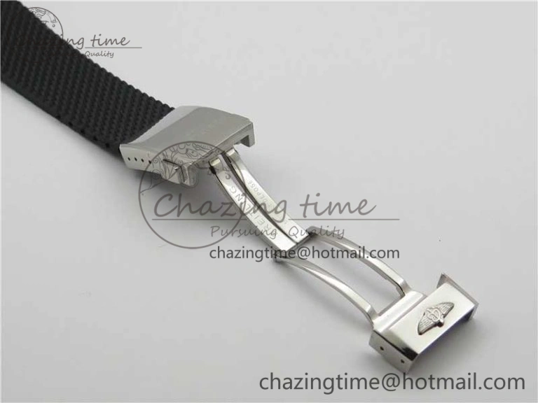 SuperOcean Black Ceramic Bezel B50 Best Edition Green Dial on Black Rubber Strap A Lightweight 5568