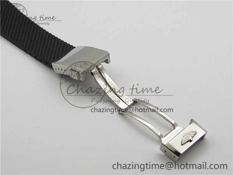 SuperOcean Black Ceramic Bezel B50 Best Edition Green Dial on Black Rubber Strap A Lightweight 5568