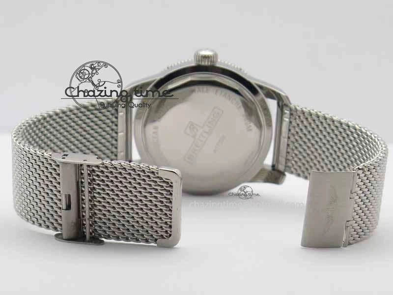 SuperOcean Heritage SS Black Dial On SS Mesh Bracelet A Trendy 5729
