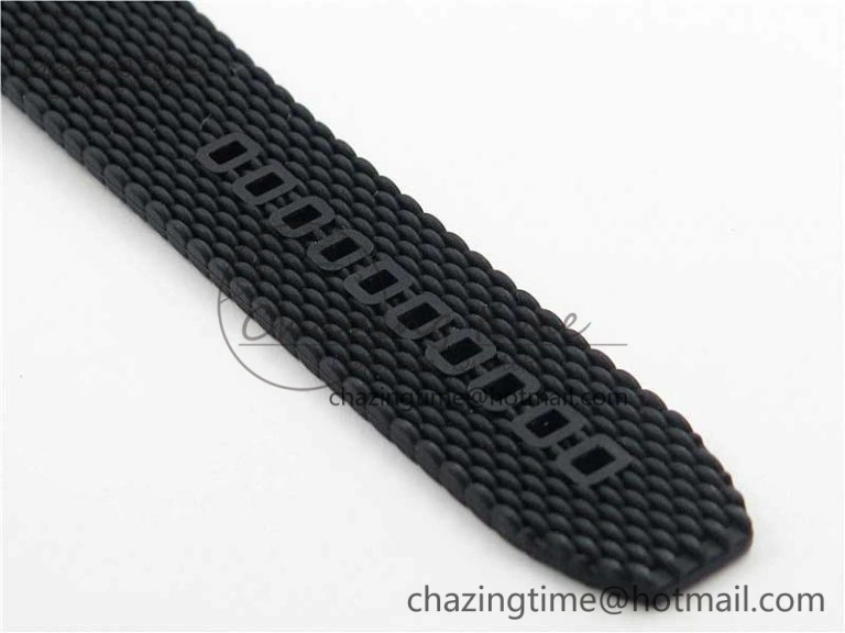 SuperOcean Heritage ii 42mm SS RG GF 1:1 Best Edition Black Dial Black Bezel on Black Rubber Strap A2824 V Elegant 5593
