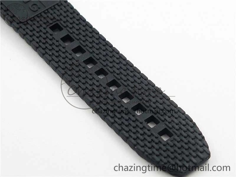 SuperOcean Heritage ii 42mm SS RG GF 1:1 Best Edition Black Dial Black Bezel on Black Rubber Strap A2824 V Elegant 5593
