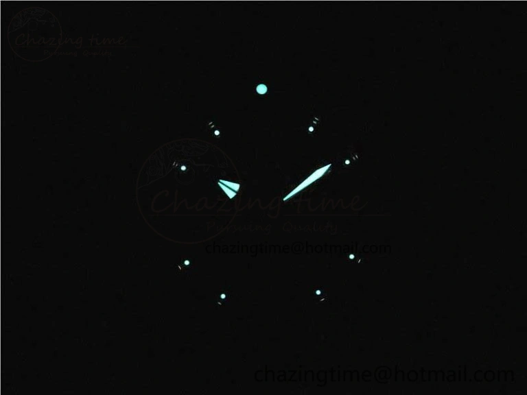 WrinkleFree SuperOcean Heritage ii 42mm SS RG GF 1:1 Best Edition Black Dial Black Bezel on SS Mesh Bracelet A2824 V 5594