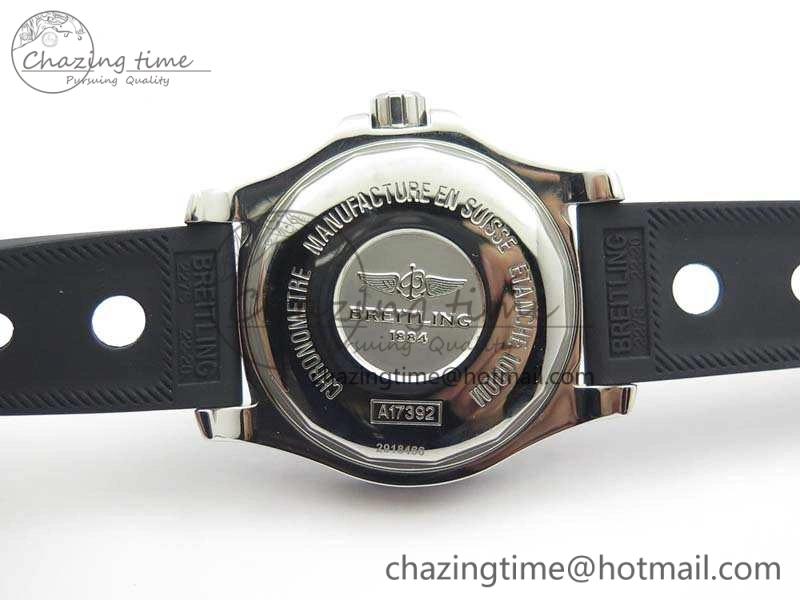Thermal SuperOcean II A17392D7 44mm GF 1:1 Best Edition Black Dial On Rubber Strap A 5693
