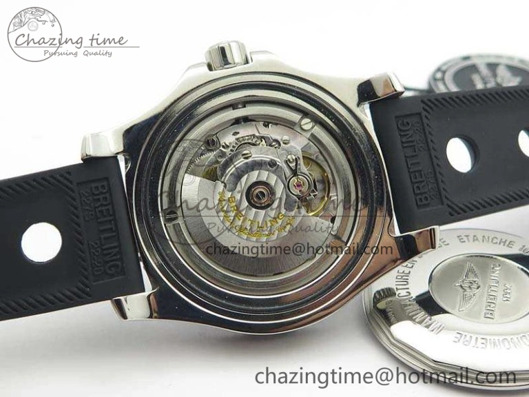 Thermal SuperOcean II A17392D7 44mm GF 1:1 Best Edition Black Dial On Rubber Strap A 5693