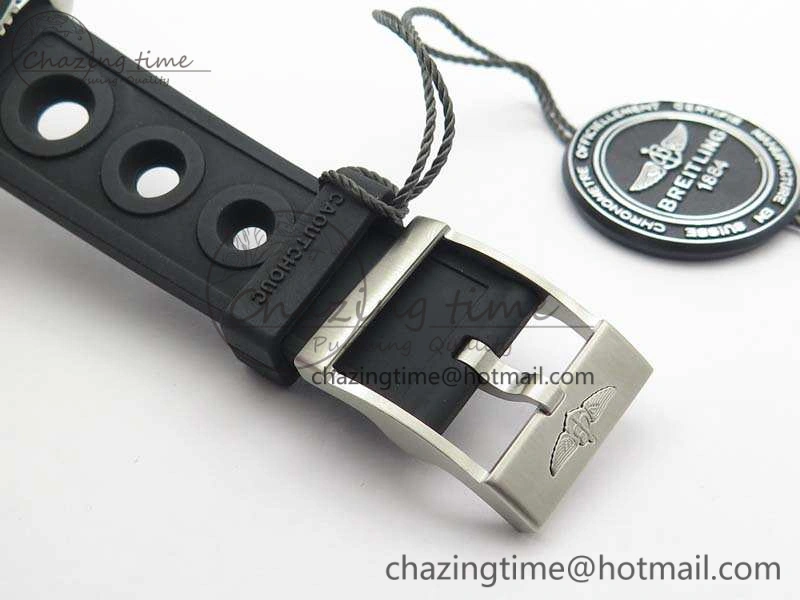 Thermal SuperOcean II A17392D7 44mm GF 1:1 Best Edition Black Dial On Rubber Strap A 5693