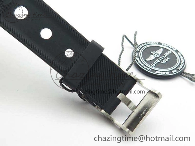 Thermal SuperOcean II A17392D7 44mm GF 1:1 Best Edition Black Dial On Rubber Strap A 5693