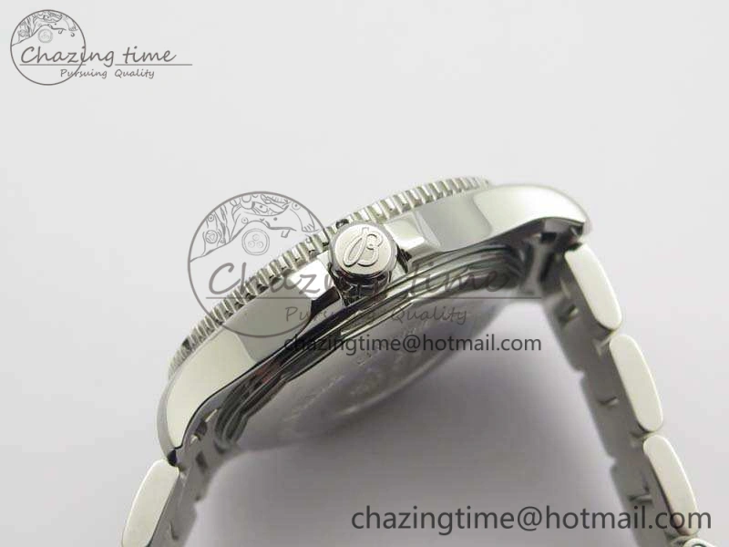 SuperOcean II A17392D7 44mm GF 1:1 Best Edition Black Dial On SS Bracelet A Durable 5695