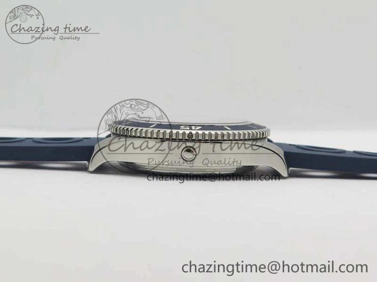 WeatherProof SuperOcean II A17392D7 44mm GF 1:1 Best Edition Blue Dial On Rubber Strap A 5687