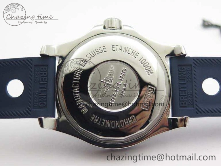 WeatherProof SuperOcean II A17392D7 44mm GF 1:1 Best Edition Blue Dial On Rubber Strap A 5687