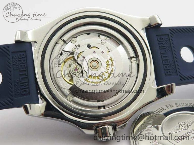 WeatherProof SuperOcean II A17392D7 44mm GF 1:1 Best Edition Blue Dial On Rubber Strap A 5687