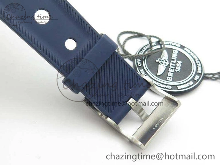 WeatherProof SuperOcean II A17392D7 44mm GF 1:1 Best Edition Blue Dial On Rubber Strap A 5687
