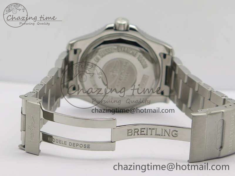 SuperOcean II A17392D7 44mm GF 1:1 Best Edition Blue Dial On SS Bracelet A ZipUp 5689