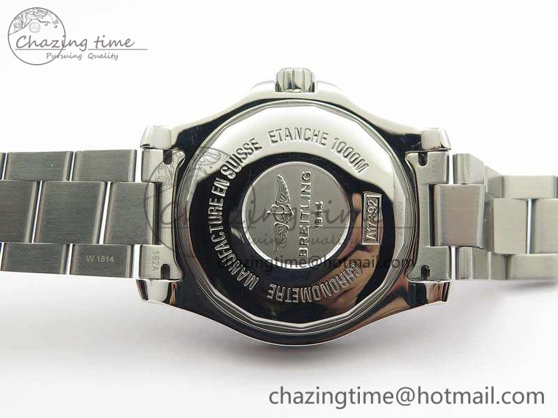 SuperOcean II A17392D7 44mm GF 1:1 Best Edition Blue Dial On SS Bracelet A ZipUp 5689