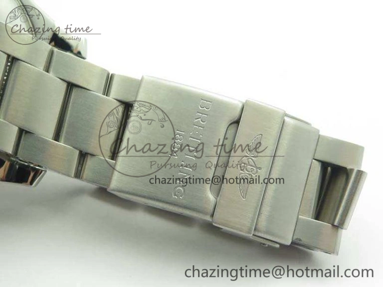 SuperOcean II A17392D7 44mm GF 1:1 Best Edition Blue Dial On SS Bracelet A ZipUp 5689