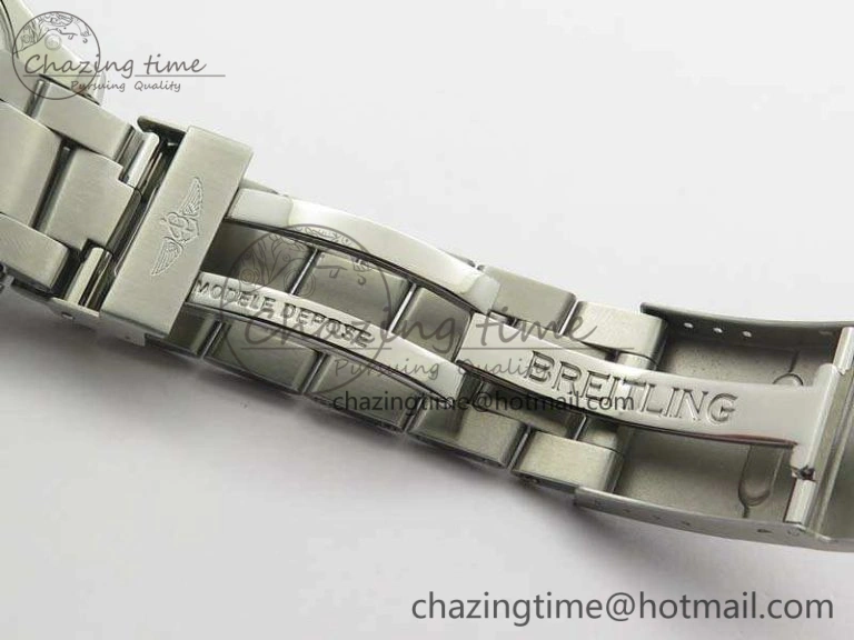 SuperOcean II A17392D7 44mm GF 1:1 Best Edition Blue Dial On SS Bracelet A ZipUp 5689