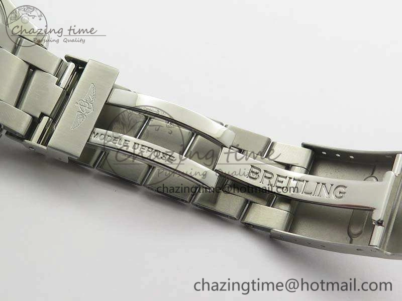 SuperOcean II A17392D7 44mm GF 1:1 Best Edition Blue Dial On SS Bracelet A ZipUp 5689